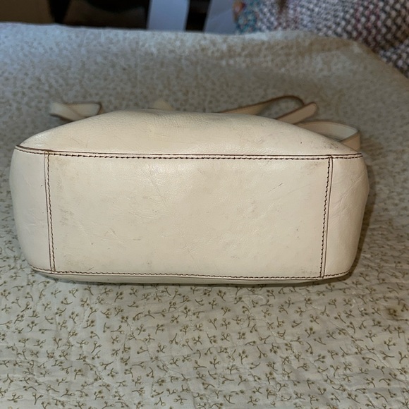 Etienne Aigner Cream Leather Cross Body Shoulder Bag Vintage (D) - Picture 4 of 9
